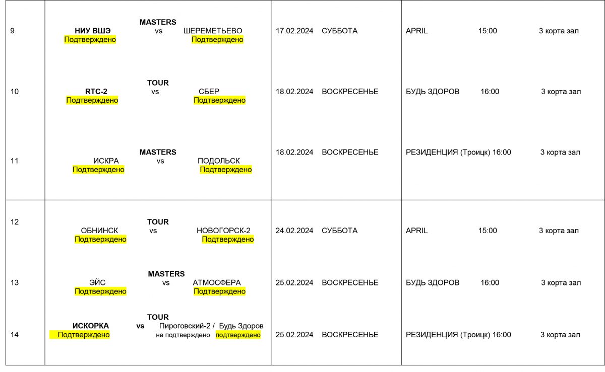  Вариант 4 РАСПИСАНИЕ ЛИГА Клубов февраль 2024 2 1200x739